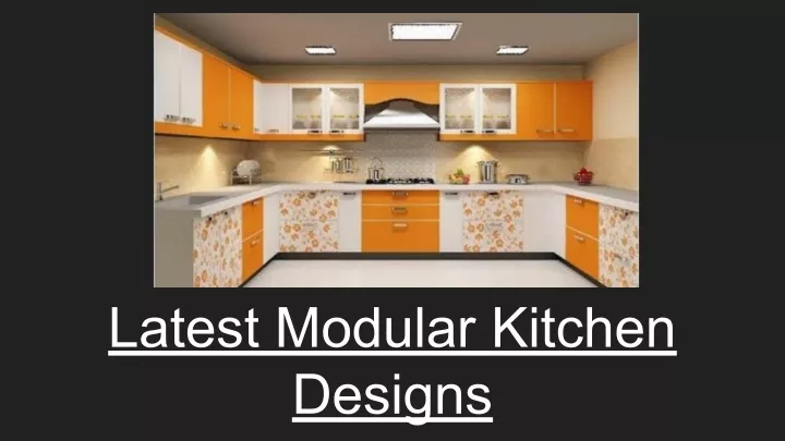 latest modular kitchen designs