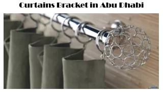 curtains bracket in abu dhabi