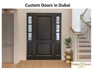 custom doors in dubai