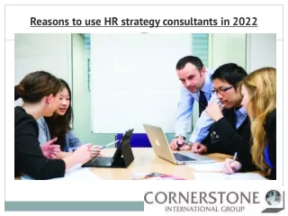 Reasons to use HR strategy consultants in 2022
