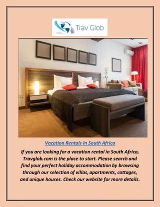 Vacation Rentals in South Africa | Travglob.com