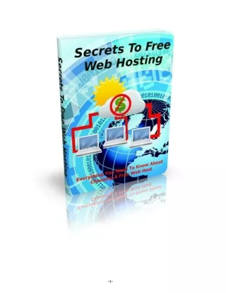 Secrets To Free Web Hosting