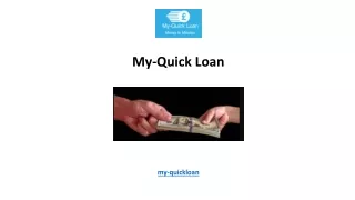 My-Quick Loan