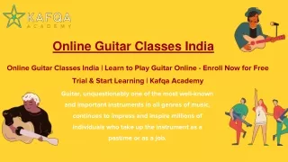 online guitar classes india