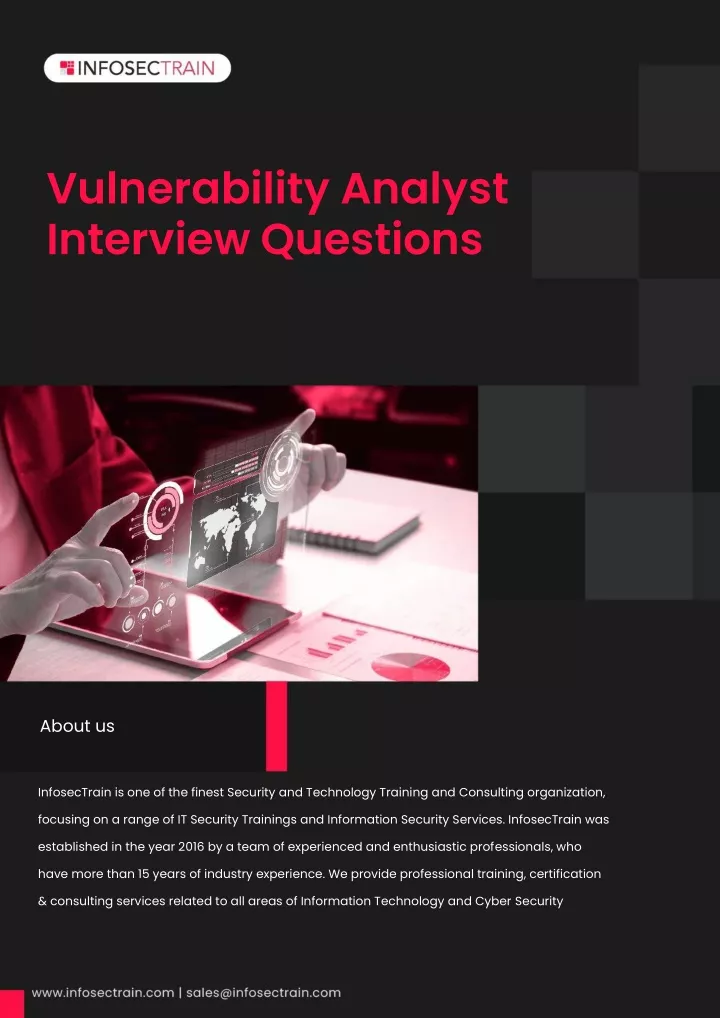 vulnerability analyst interview questions