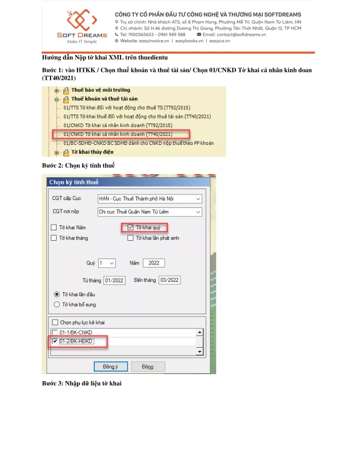 h ng d n n p t khai xml tr n thuedientu