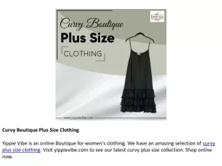 Curvy Boutique Plus Size Clothing