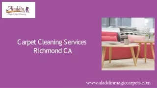 Carpet Cleaning Services Richmond CA