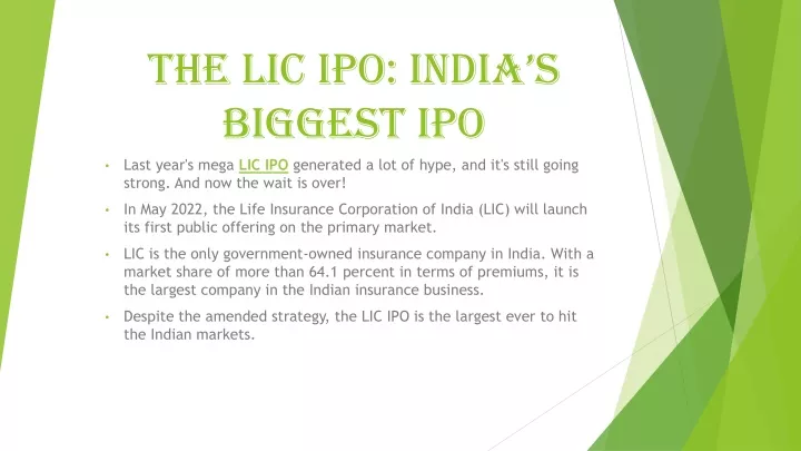 the lic ipo india s biggest ipo