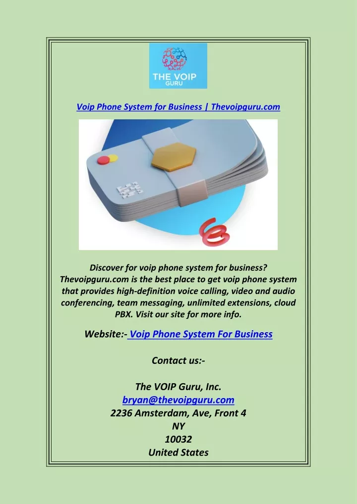 voip phone system for business thevoipguru com