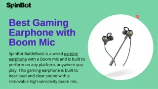 Best Gaming Earphone with Boom Mic