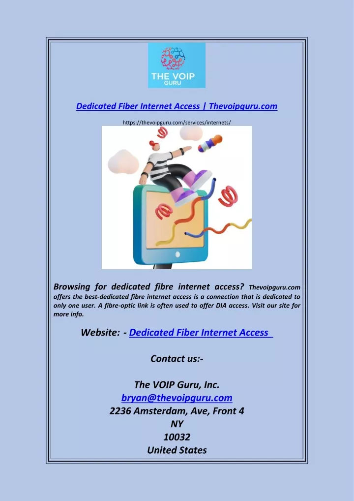 dedicated fiber internet access thevoipguru com