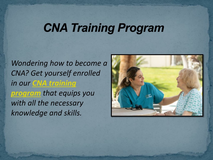 wondering how to become a cna get yourself