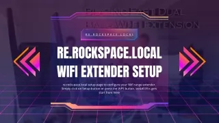 Re.Rockspace.local wifi extender login