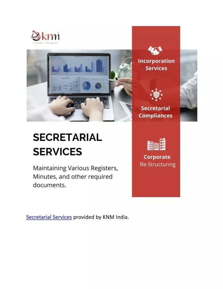 secretarial services provided by knm india