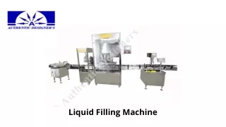 Automatic Liquid Filling Machine for Small Business
