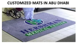 customized mats in abu dhabi