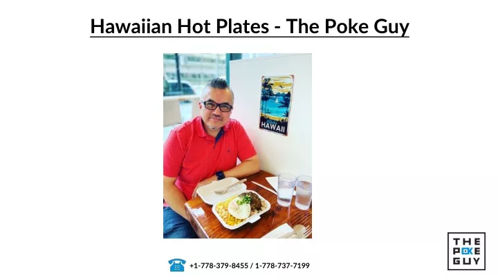 hawaiian hot plates the poke guy