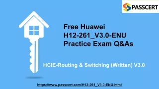 free huawei h12 261 v3 0 enu practice exam q as