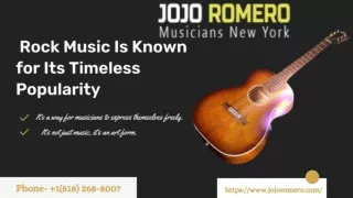 Rock Band Jojo | JoJo Romero