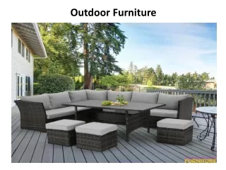 outdoor furniture