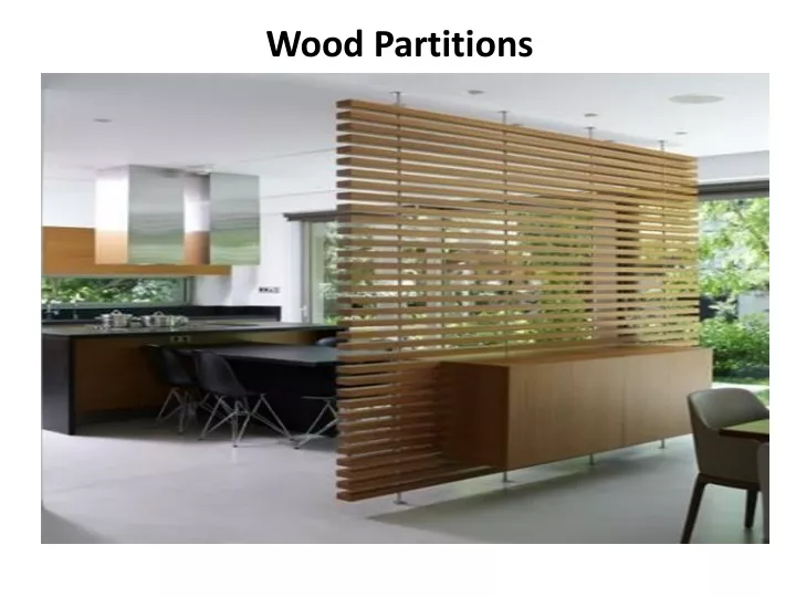 wood partitions