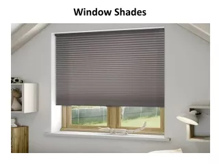 window shades