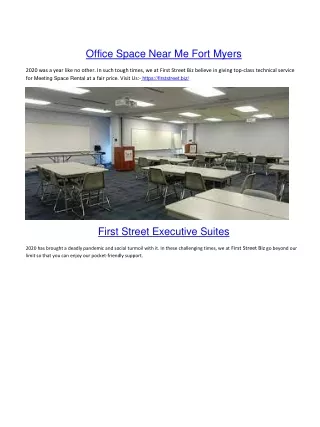 Office Space Near Me Fort Myers