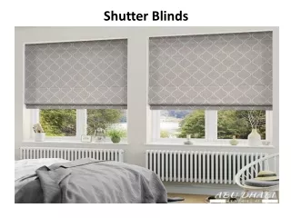 shutter blinds