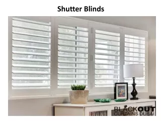 shutter blinds