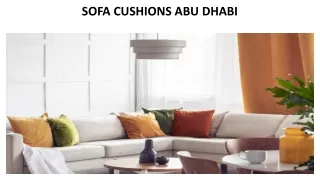 sofa cushions abu dhabi