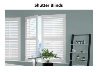 shutter blinds