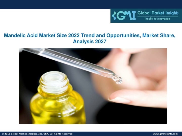 mandelic acid market size 2022 trend