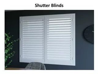 shutter blinds