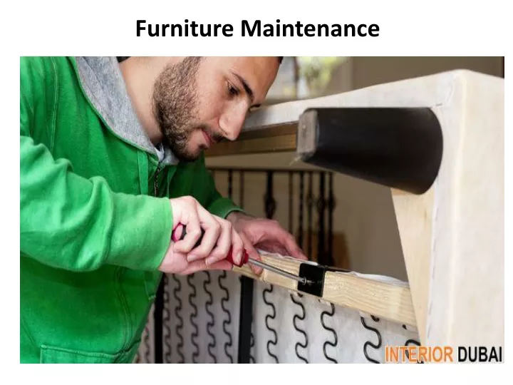 furniture maintenance