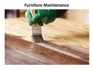furniture maintenance