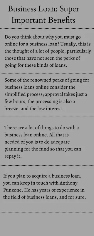 Business Loan Super Important Benefits