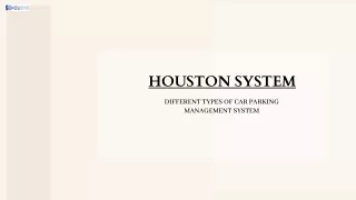 Types Of Car Parking Management System