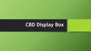 cbd display box