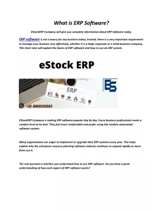 ERP Software in Delhi