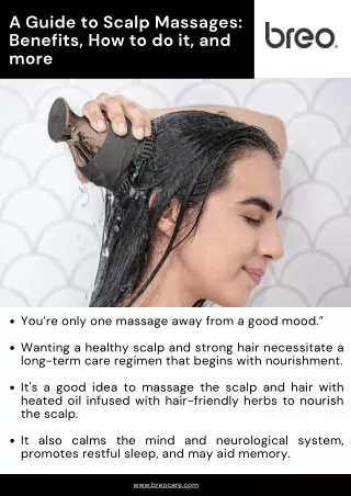 A Guide to Scalp Massages Benefits, How to do it, and more