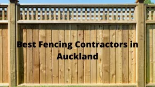 Best Fencing Contractors in Auckland