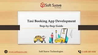 Taxi Booking App Development : Step by Step Guide