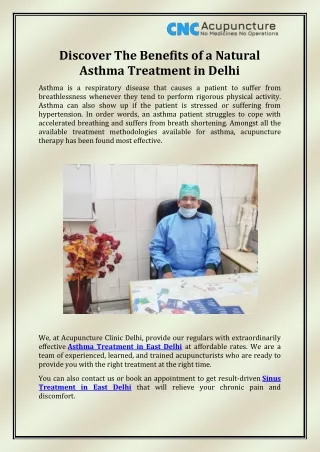 Asthma Treatment in East Delhi