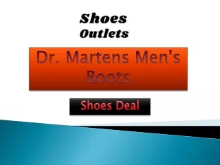Dr. Martens Men's Boots