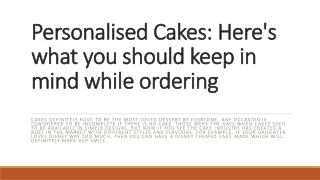 personalised cakes here s what you should keep in mind while ordering