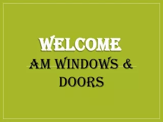 welcome