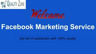 Facebook Marketing Service ..beat facebook marketing agenc7y