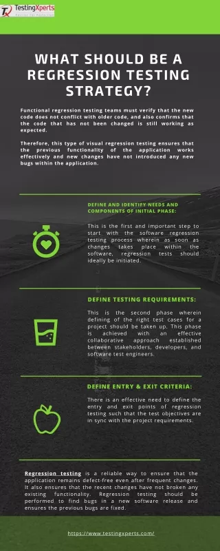 what should be a regression testing strategy