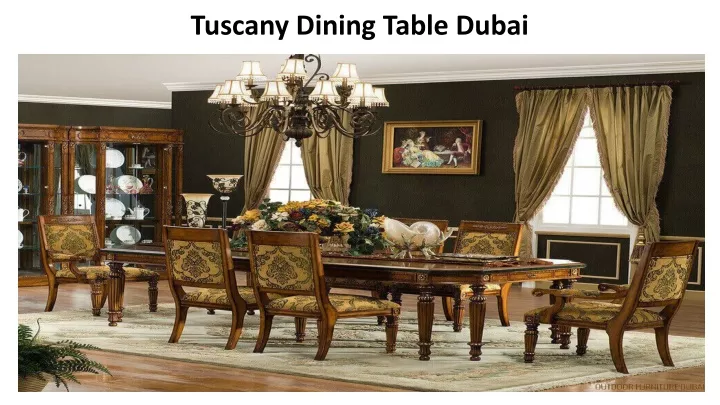 tuscany dining table dubai